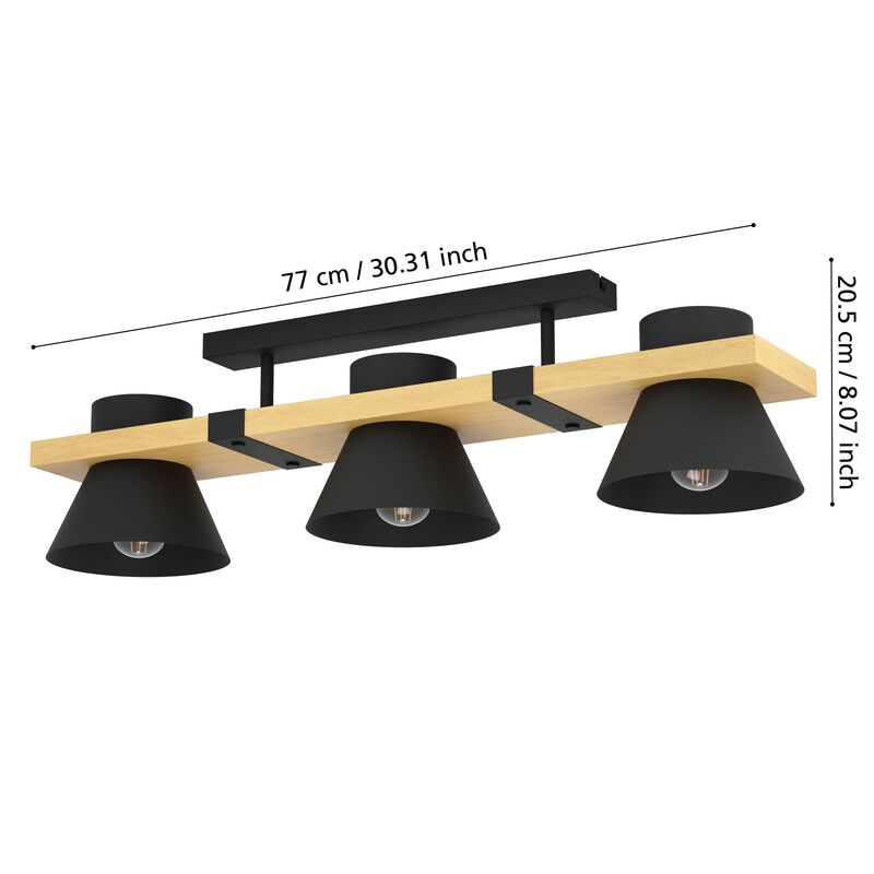 Eglo Maccles Deckenleuchte Deckenlampe Leuchte Lampe Deckenlicht Licht - 9002759439552