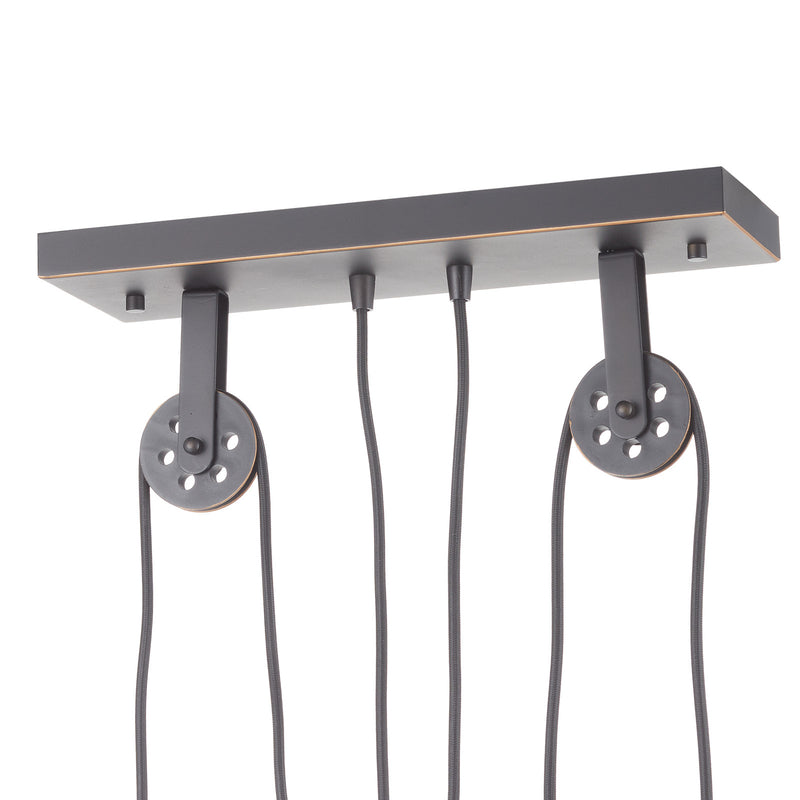 Westinghouse Hängeleuchte Iron Hill Hängeleuchte Lampe Leuchte 3fl. E27 schwarz - 4895105610751