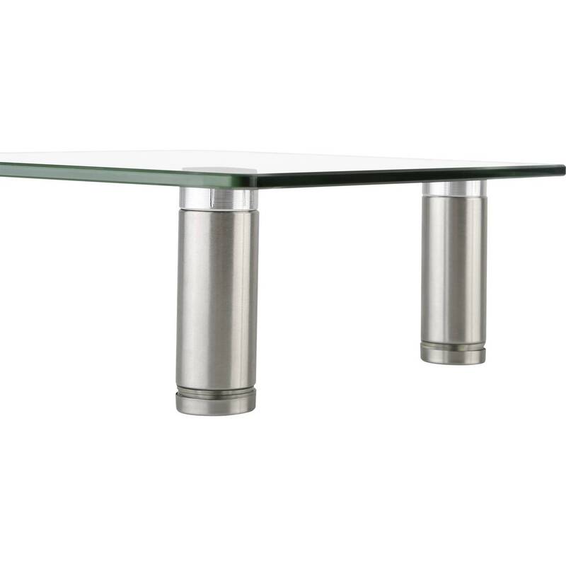 SpeaKa Professional Monitor-Erhöhung höhenverstellbar transparent 75-90mm 20kg - 4064161041346