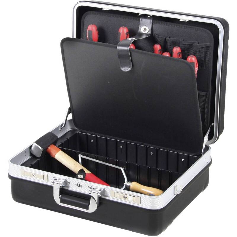 Allit Werkzeugkoffer unbestückt Werkzeugkasten Set schwarz ABS 500x400x220mm - 4005187222258