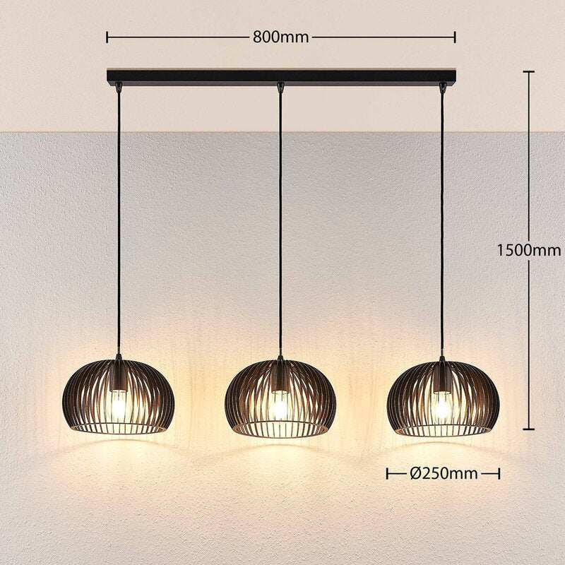 Lindby Pendelleuchte Jusra Hängeleuchte Lampe Leuchte 3-flg. SIEHE TEXT/FOTO - 4251096551778