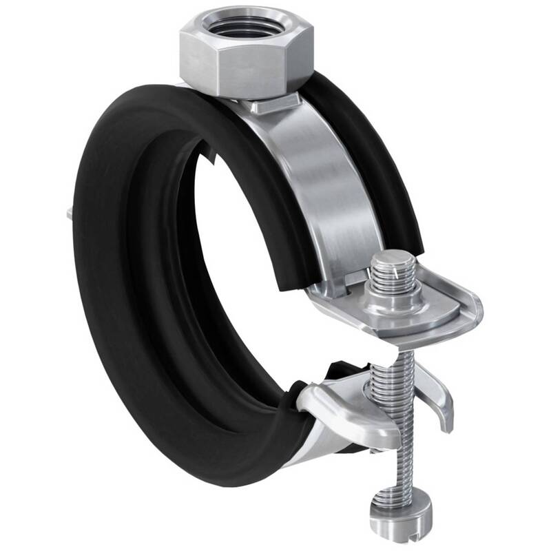 Fischer Gelenkrohrschelle Rohrhalterung Schelle M8 FGRS 46-52 Universal Stahl - 4048962440850