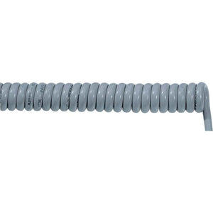 B-Ware LAPP Spiralkabel ÖLFLEX SPIRAL 400 P 3G1,50mm UV-beständig grau 1500-3750mm