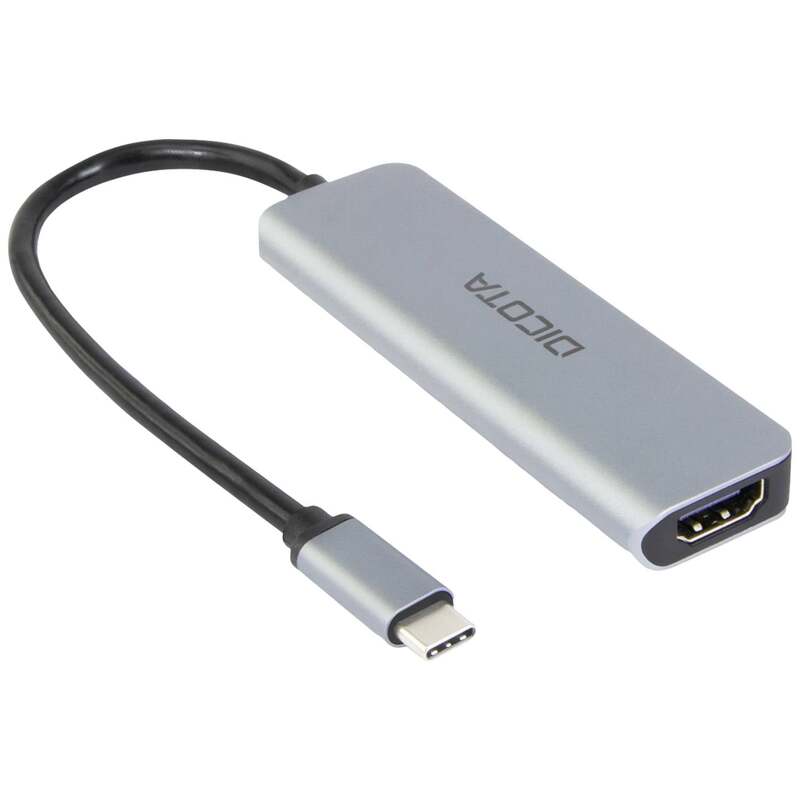 Dicota Dockingstation Hub USB C Multifunktionsadapter 4K 100W HDMI 5in1 - 7640239421370