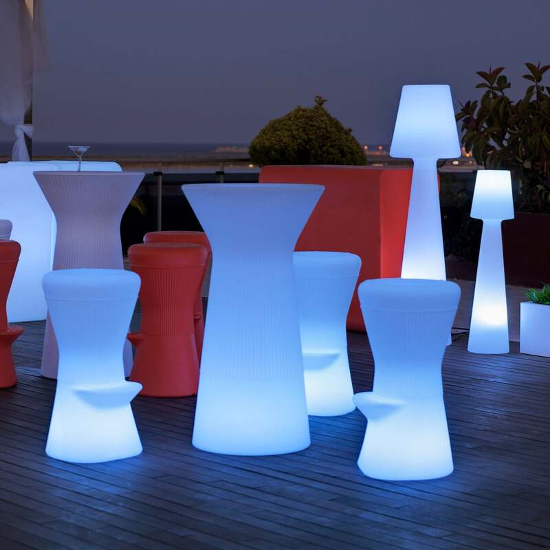 Newgarden Stehleuchte Lola LED dimmbar Gartenlampe Leuchte weiß 165cm IP65 - 8436542234887