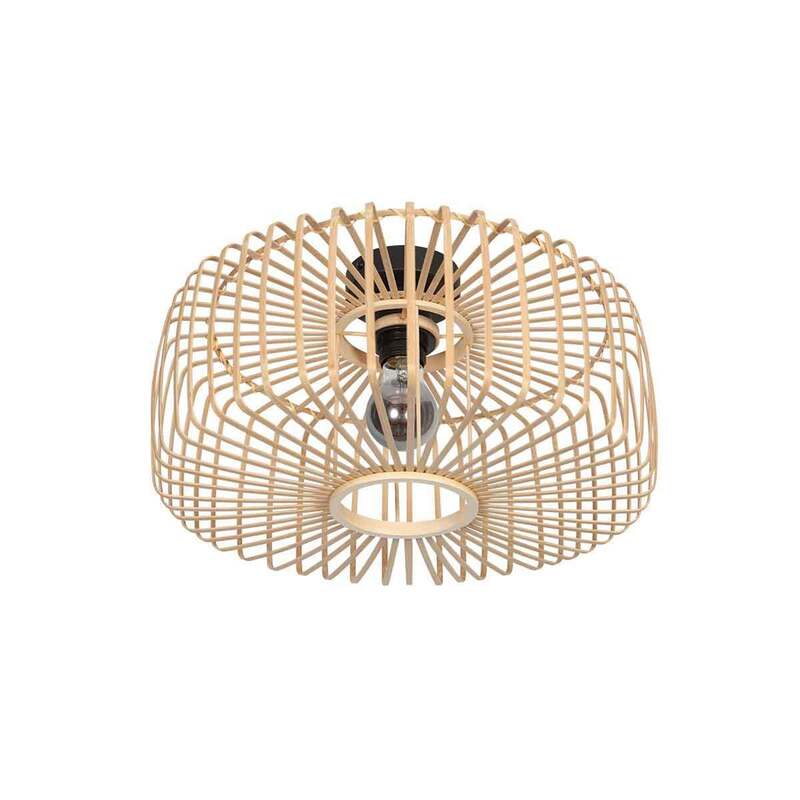 Steinhauer Deckenleuchte Bloeba LED Lampe Hängelampe dimmbar Holz natur Ø40cm - 0000010044180