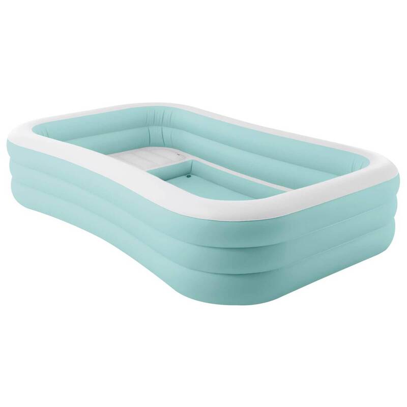 Intex Aufblasbarer Familienpool Swim Center Family Lounge Pool 780l 264x165cm - 6941057430546