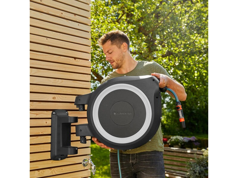 Gardena Wand-Schlauchbox XL 35m Gartenbewässerung Schlauchbox 180° schwenkbar - 4066407004948