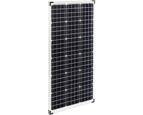WATTSTUNDE Solarmodul 100Wp monokristallin WS100M-HV 12V IP65 schwarz 1040x515mm - 4251190108229