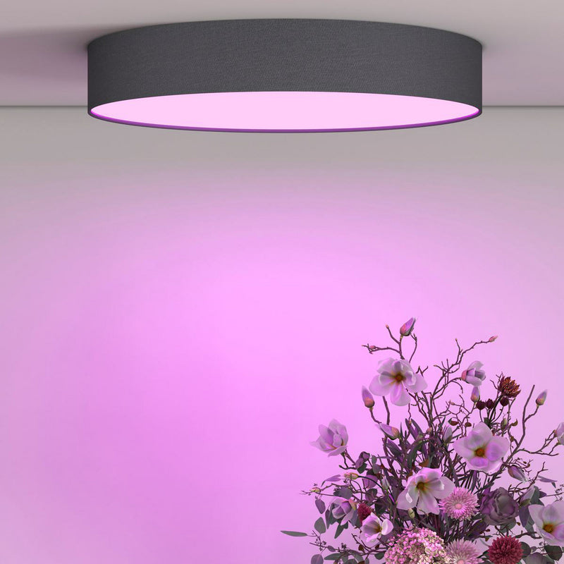 Calex LED-Deckenleuchte Leuchte Smart RGBW Ø 40 cm dimmbar Fabric - 8712879162865