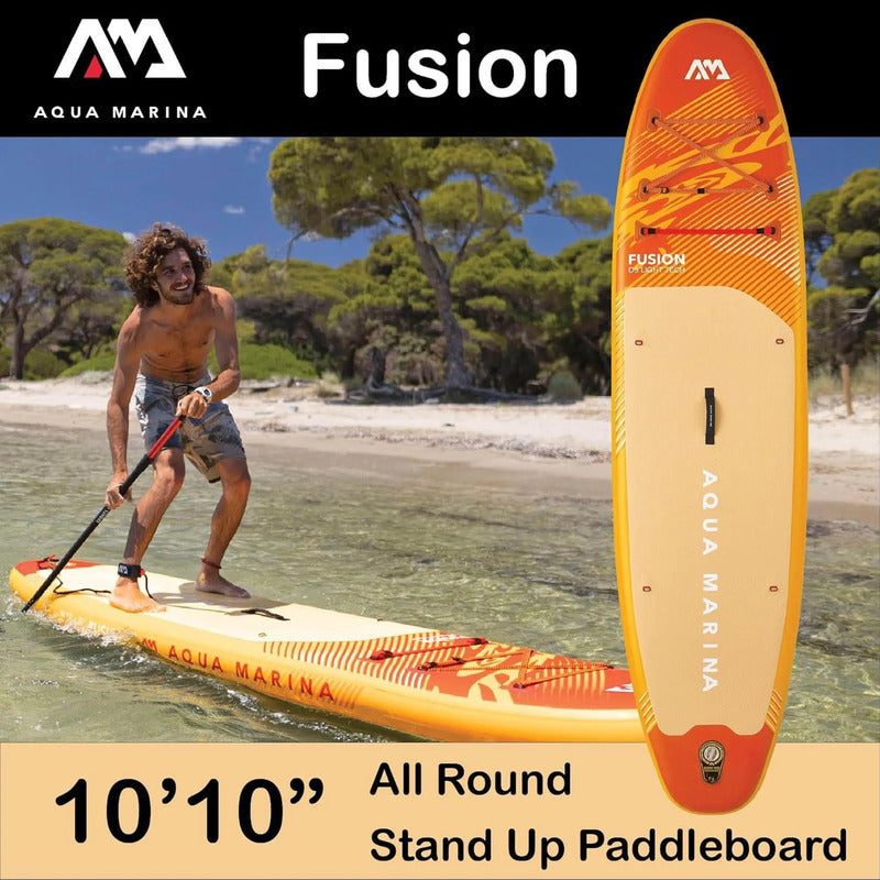 Aqua Marina SUP Board Fusion 330cm Allround Paddelbrett Gelb für Abenteuer 2026 - 6954521608891
