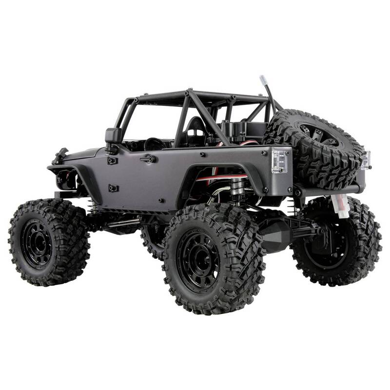 Amewi Hyper Go SC RC Modellauto Crawler Einsteiger Brushless 1:12 Anthrazit - 4262500341113