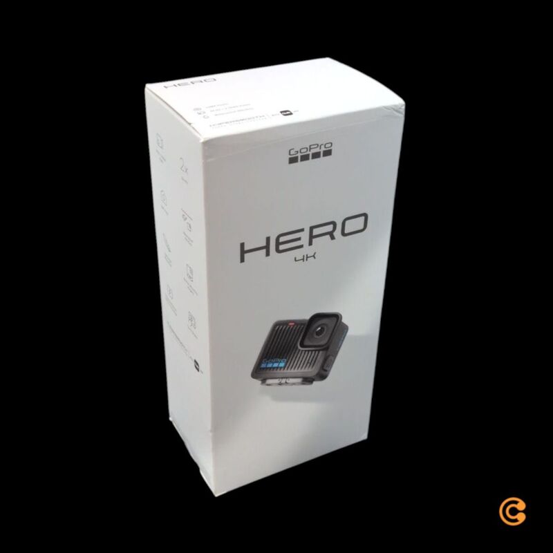 GoPro HERO Action Cam Kamera 4K UHD Schwarz Befestigungsösen Wasserdicht Akku - 0810116381869