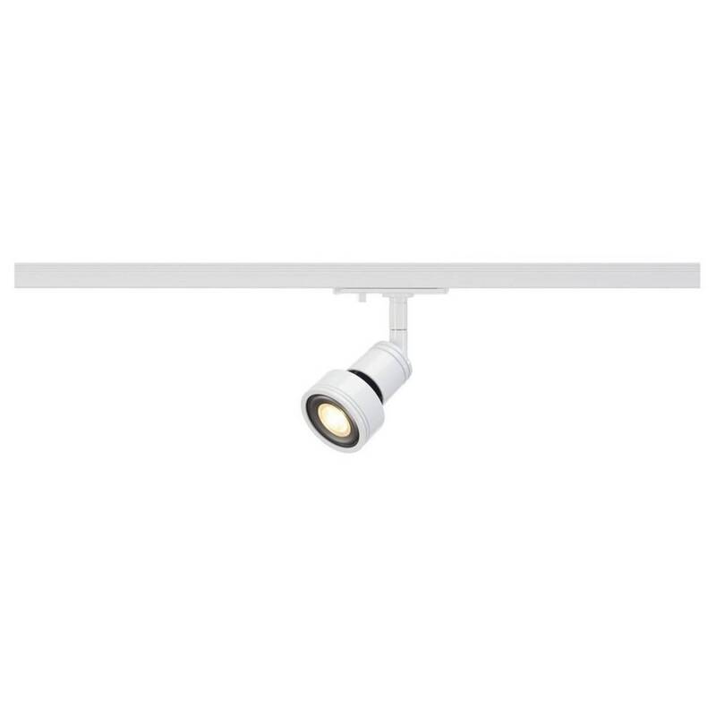 Slv Puri 143391 Hochvolt-Schienensystem-Leuchte 1phasig GU10 50 W Halogen Weiß - 4024163126434