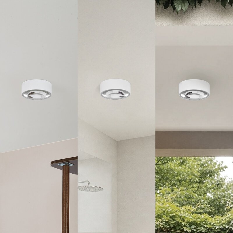 Lindby LED-Downlight Siaka weiß IP65 800 lm 2700 K 10,5 cm Ø 5 cm - 4255830900129