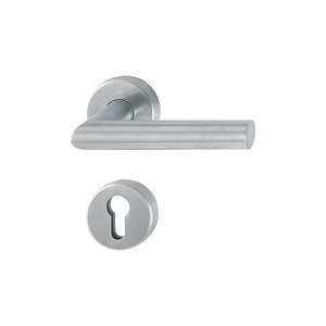 B-Ware Hoppe FS-Garnitur Edelstahl Amsterdam PZ DIN L/R 40-65mm Sertos-Verbindung F69