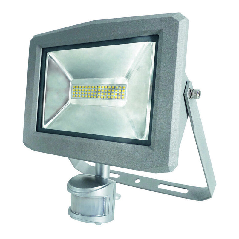 as-Schwabe LED-Strahler Slimline CHIP 50W Bewegungsmelder neutralweiß 120° 4000K - 4011160464089