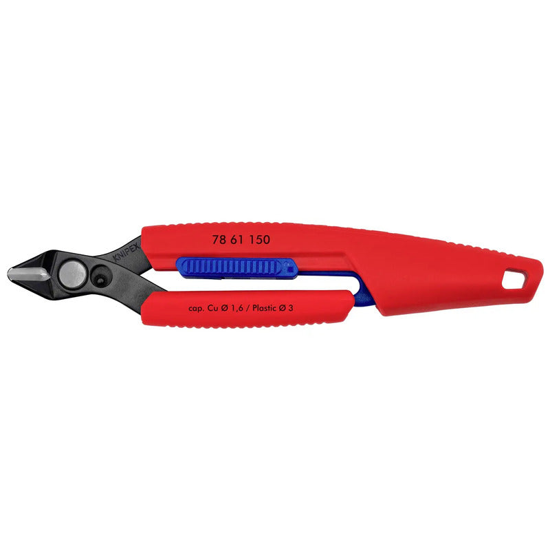 Knipex Seitenschneider Elektrotechnik 158mm Slim Knips Zange schwarz 7861150 - 4003773093831