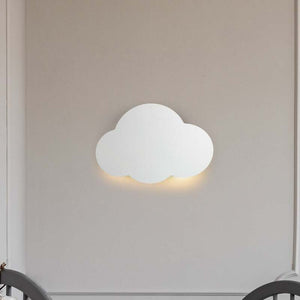 B-Ware TK Lighting Wandlampe Cloud LED Wandleuchte dimmbar Stahl weiß 38x27cm