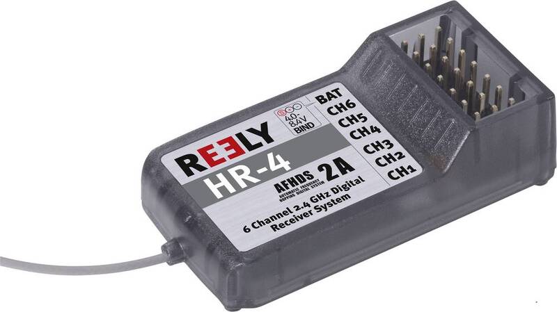 Reely 6-Kanal Empfänger HR-4 2,4 GHz Stecksystem JR - 4016138979848