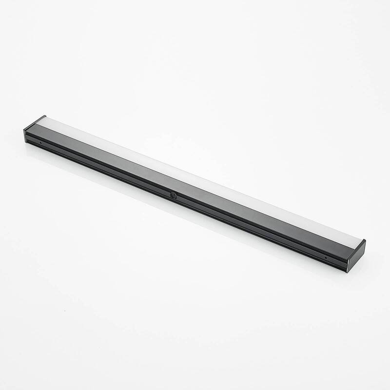 Lindby Ulisan LED-Badwandleuchte Wandlampe Badleuchte Lampe eckig 9W schwarz - 4251911718706