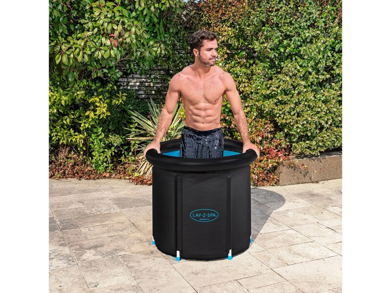 Bestway LAY-Z-SPA Eisbad Glacial Zen Pool Wanne 75cm Höhe 78cm blau Abdeckplane - 6941607393567