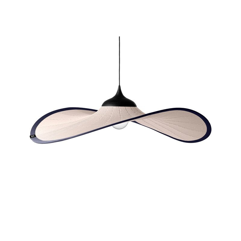 Easy Light Pendelleuchte Hängelampe Bloom creme Textil Edelstahl 120 cm E27 LED - 8445836024943