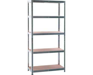 Schwerlast-Steckregal Lagerregal Metall Regal 875kg 5 Böden 180x90x40cm verzinkt - 4007876470520