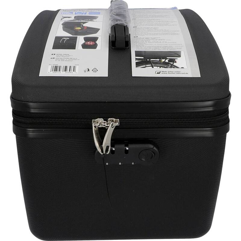 Fischer Fahrrad Kühlbox Passiv 19l schwarz Gepäckträgerbox Transportbox 10kg - 4008153503962