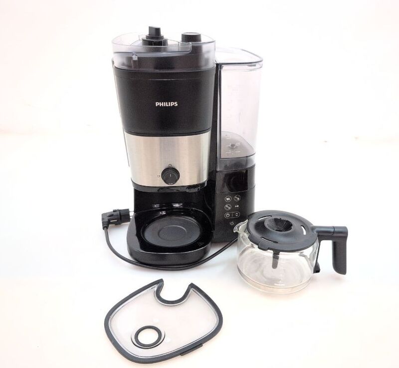Philips Home HD7900/01 Kaffeemaschine mit Mahlwerk 10 Tassen Schwarz Silber - 8720389023422