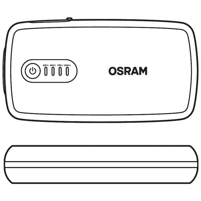 Osram Auto Schnellstartsystem BATTERYstart 300 Starthilfe Starthilfestrom Strom - 4052899620483
