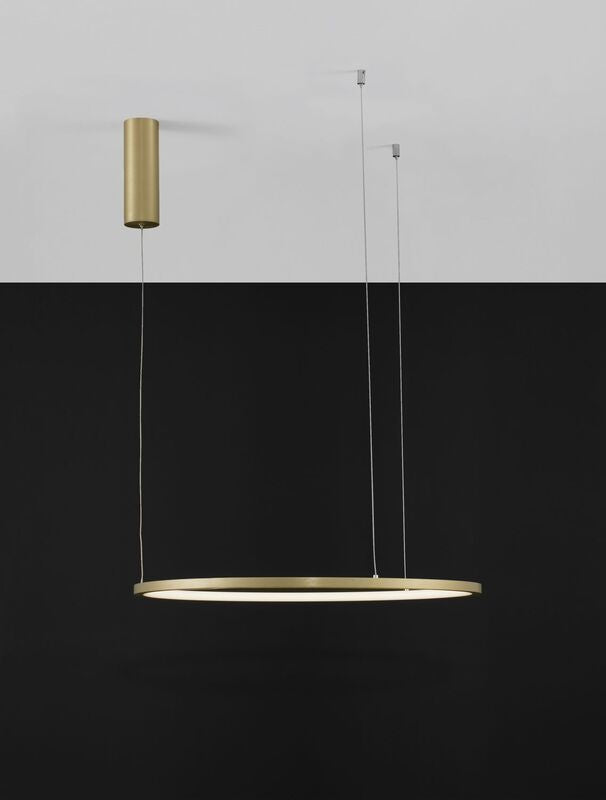 Nova Luce Pendelleuchte Hängeleuchte TARQUIN LED Messing Warmweiß dimmbar 60 cm - 5212017438270