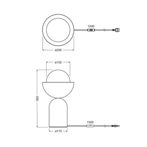 B-Ware OSRAM Tischleuchte Leuchte Decor Bowl grün gelb Stahl E14 Tischlampe Beleuchtung