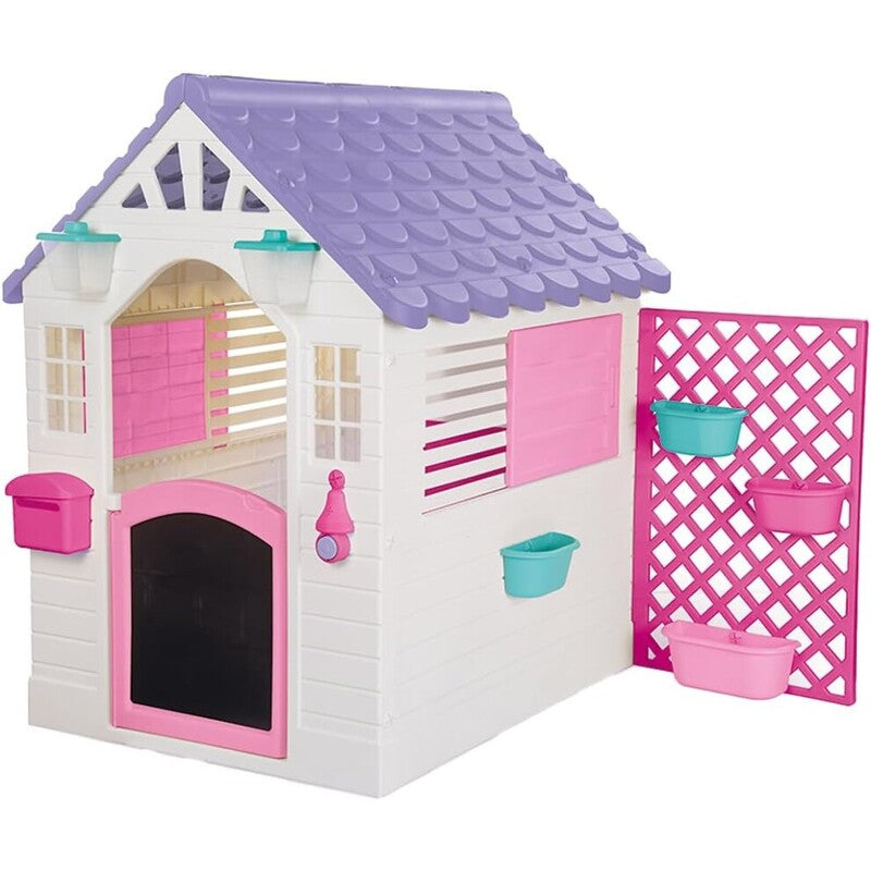 Dolu Deluxe Garden Playhouse - Pink - 8690089025784