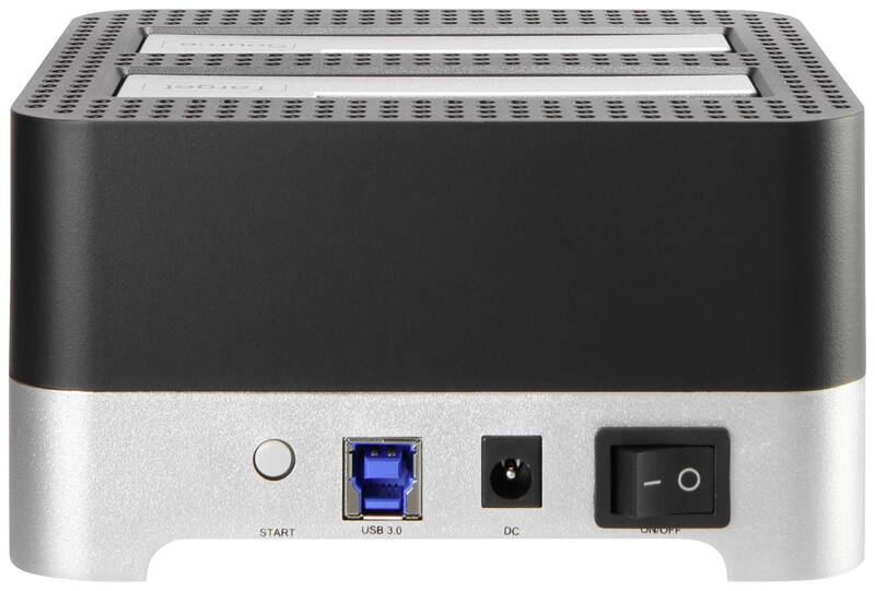 Renkforce RF-DOCKING-02 SATA USB 3.2 Gen 1 (USB 3.0) Festplatten-Kopierstation Mit Clone-Funktion (RF-5047512) - 4064161207230
