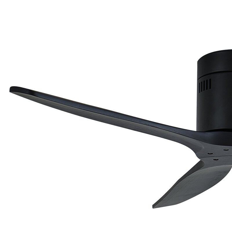 Lucande Deckenventilator Vindur schwarz 132cm leise mit Fernbedienung - 4251911779851