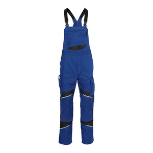 B-Ware Kübler Workwear Latzhose Baumwolle Herren ACTIVIQ 27 blau/schwarz 305g/m²
