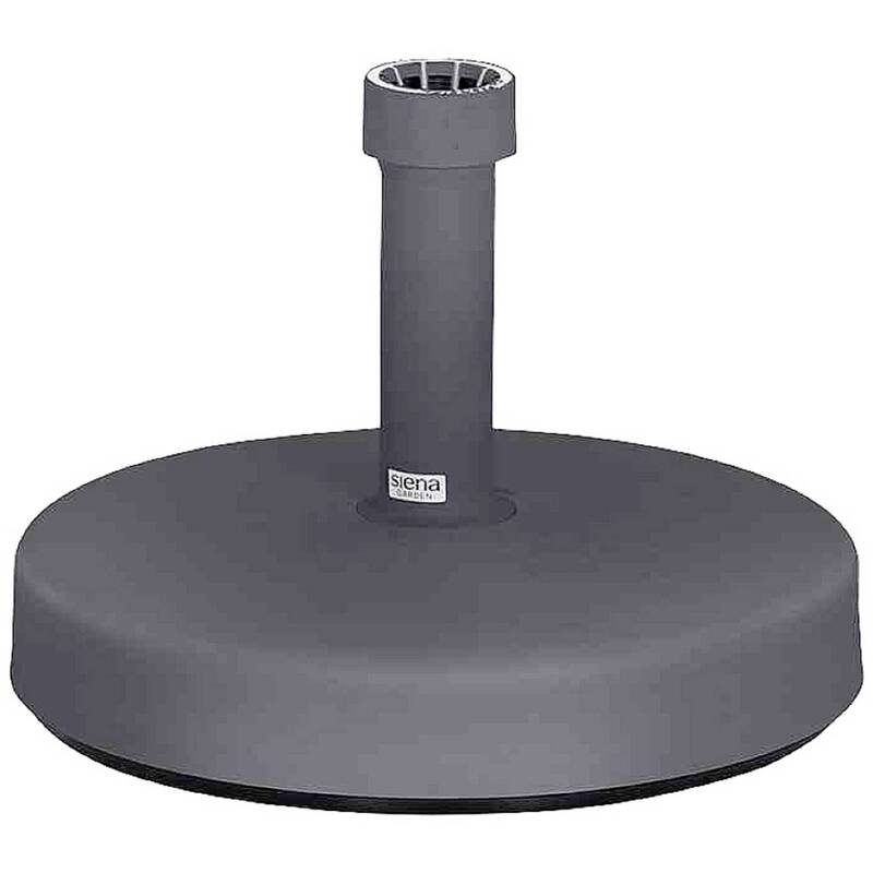 Siena Garden Schirmständer Füllfuß 25kg anthrazit mit Supergrip-Überwurfmutter - 4019111009891