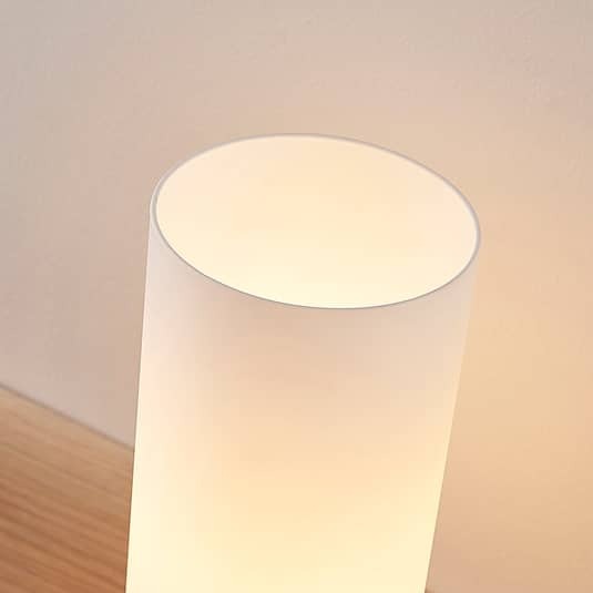 Lindby Tischlampe Elianna LED Lampe dimmbar Touchdimmer weiß 24cm Höhe 11cm Ø - 4251096546651