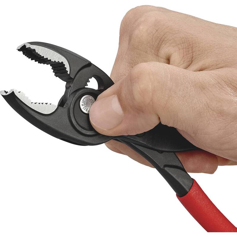 Knipex Frontgreifzange 200 mm Chrom-Vanadium Stahl 4-22 mm Klemmschutz - 4003773087243