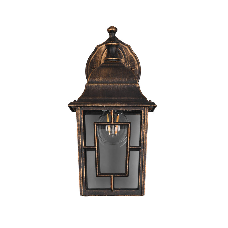Außenwandleuchte Volturno E27 rostfarben antik dimmbar 1x60W TRIO LIGHTING - 4017807543582