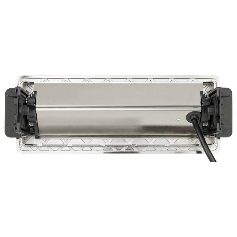 Brennenstuhl Tischsteckdose 3fach Silber Schwarz mit USB 2m Kabel 1396200113 - 4007123656660