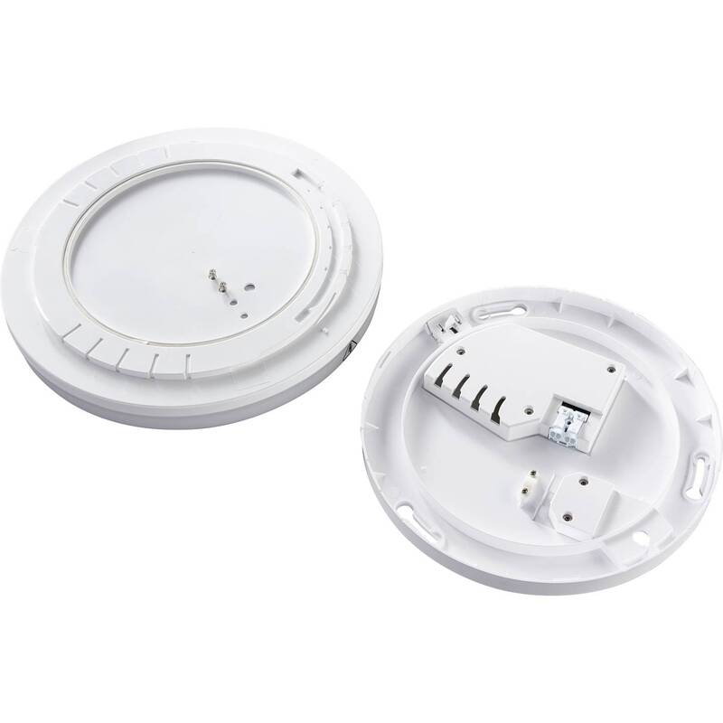 LED-Deckenleuchte Deckenlampe Heitronic LED fest eingebaut Weiß Kunststoff Warmw - 4002940017984