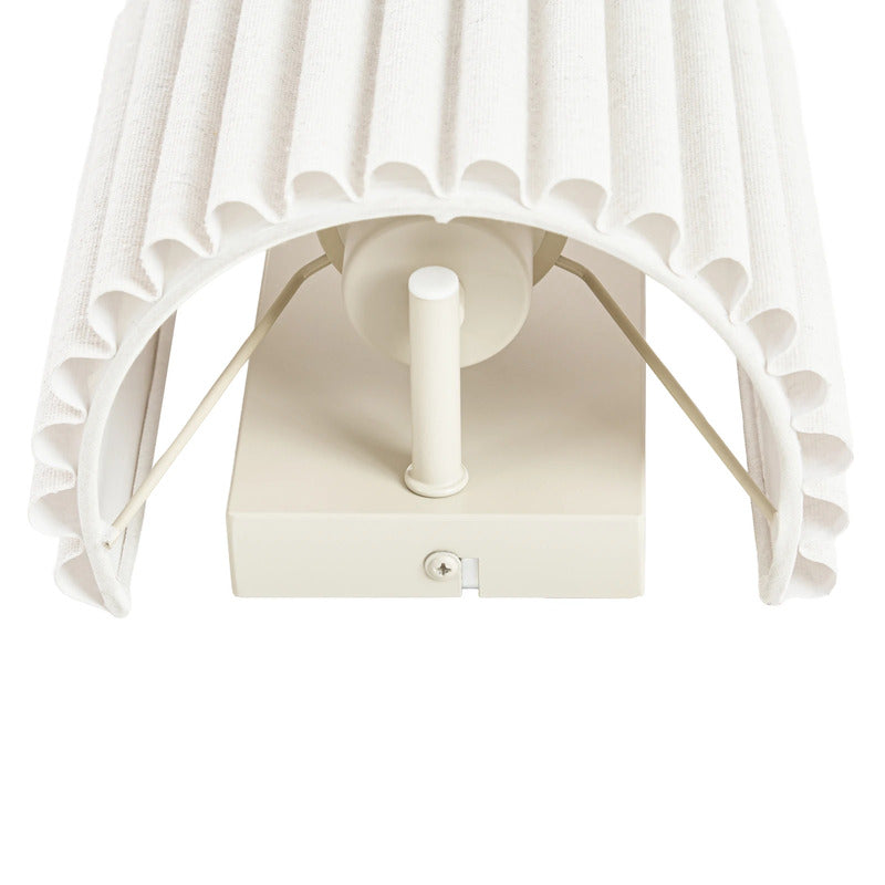 Libbie Wandleuchte creme E27 Leuchte Wandlampe Designer 20cm Höhe stilvoll - 4255830913341