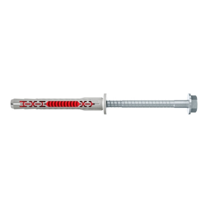 fischer Langschaftsdübel Befestigungselement DuoXpand 8x80 FUS grau Nylon - 4048962440133
