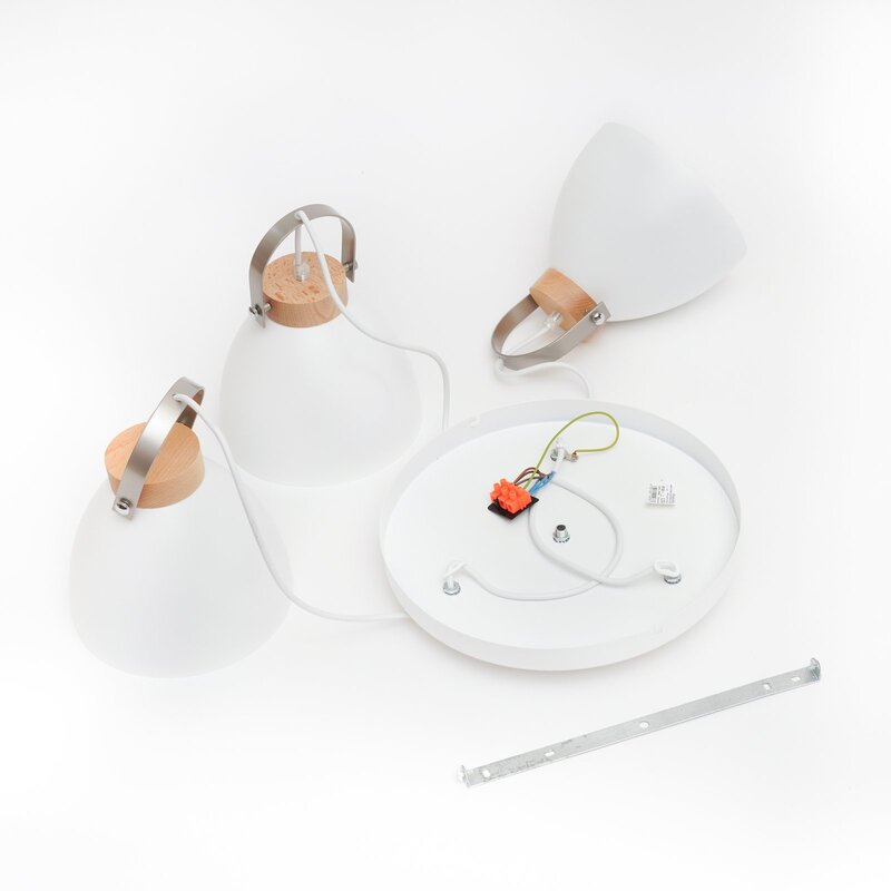 Euluna Pendelleuchte Bergen Pendelleuchte Lampen Leuchten dreiflammig E27 rund - 5907687431811