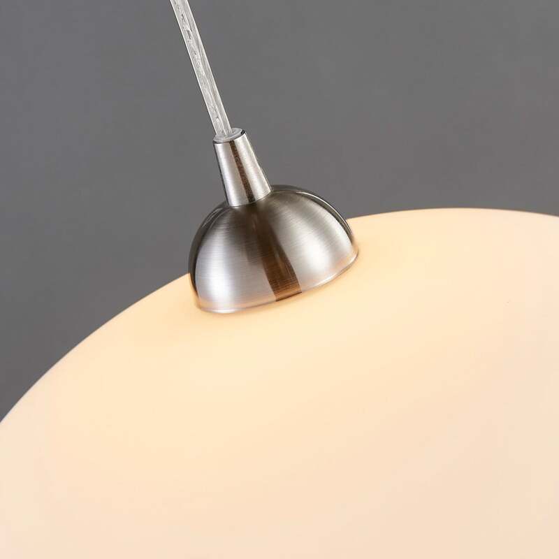 Hängeleuchte Hängeleuchte Deckenleuchte Lindby Valeria Glas Lampe E27 weiß - 4251096524642