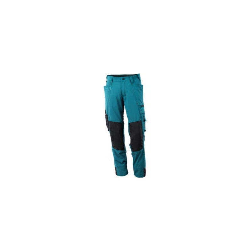 Mascot Hose Arbeitshose Bundhose Knietaschen Stretchstoff Dunkelpetroleum 76C50 - 5711074574704