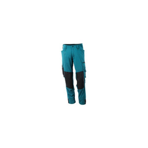 B-Ware Mascot Hose Arbeitshose Bundhose Knietaschen Stretchstoff Dunkelpetroleum 76C50