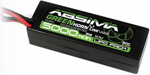 B-Ware Absima LiPo Akku 11.1V 5000mAh 3S 50C Box Hardcase T-Stecksystem